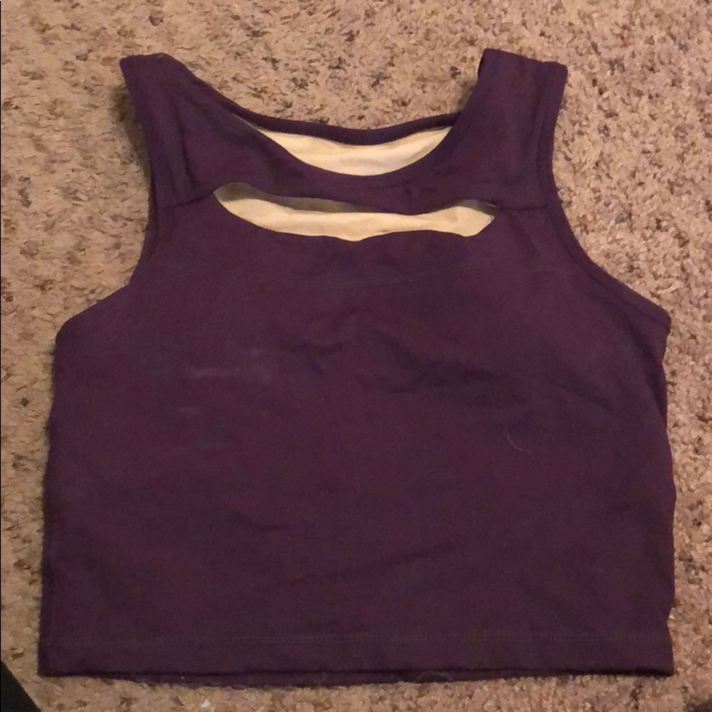 Buff bunny crop top